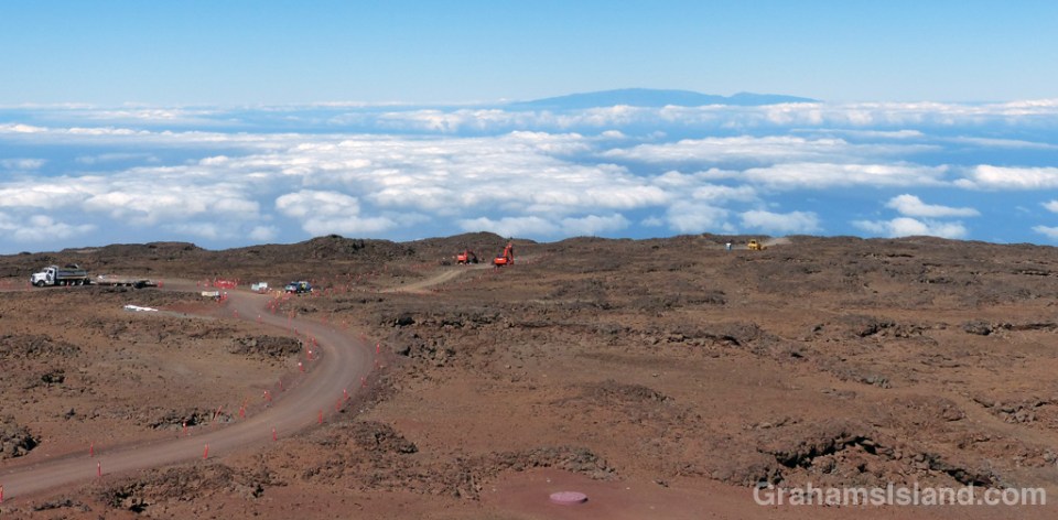 Thirty Meter Telescope site on Mauna Kea