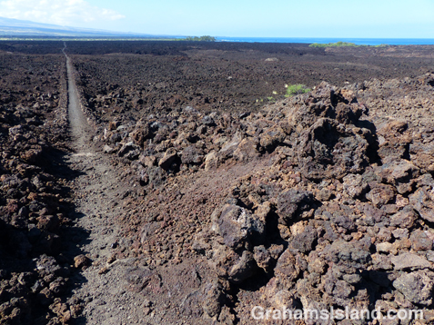 The King's trail south of Waikoloa