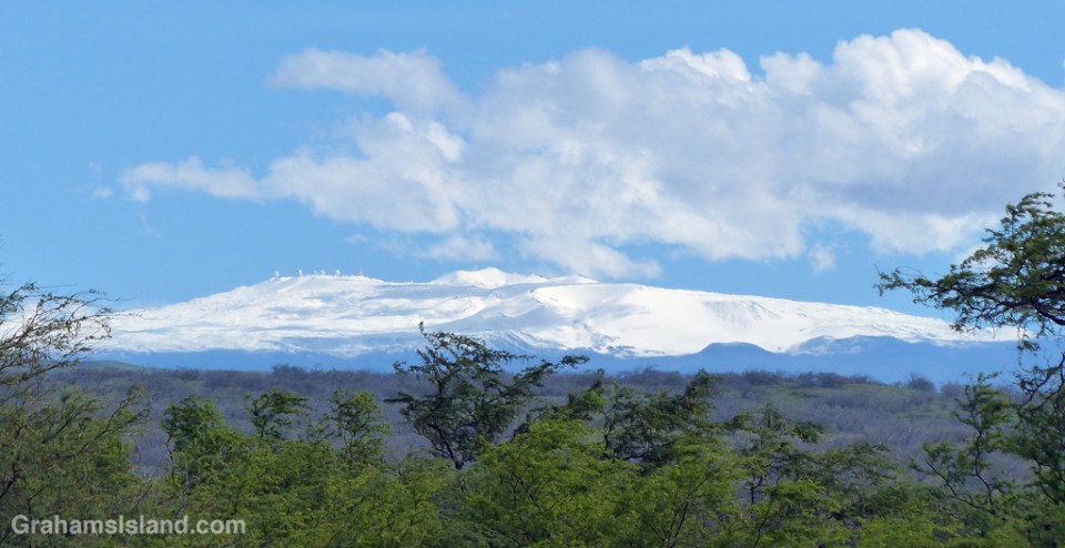 Snow on Mauna Kea