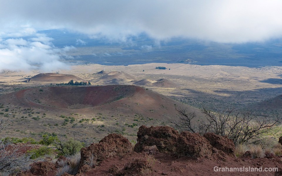 View from Sunset Hill on Mauna Kea