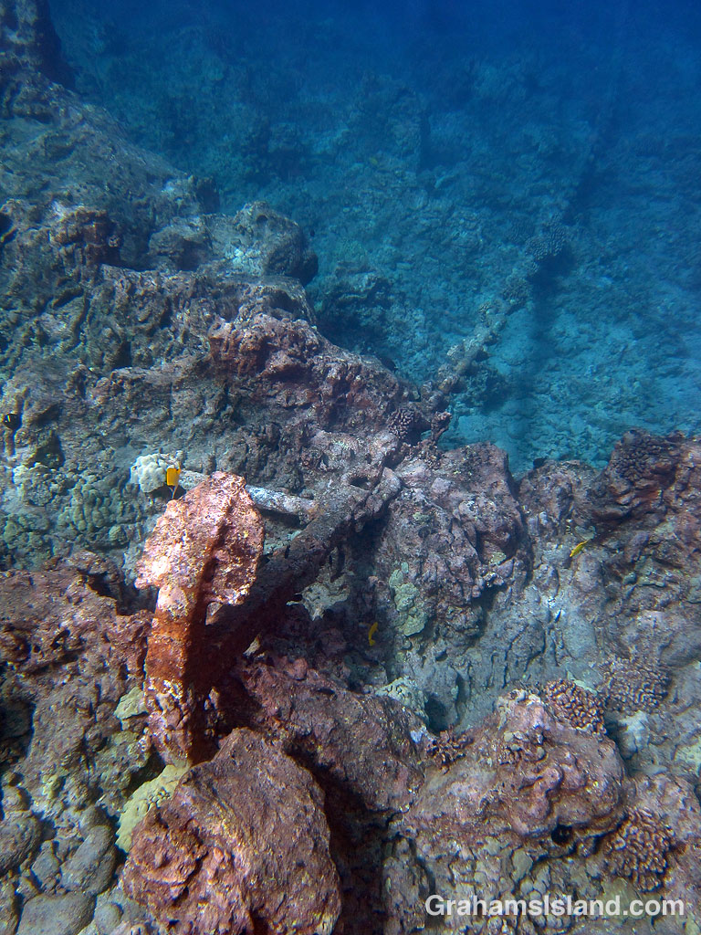 Sunken Anchor and chain