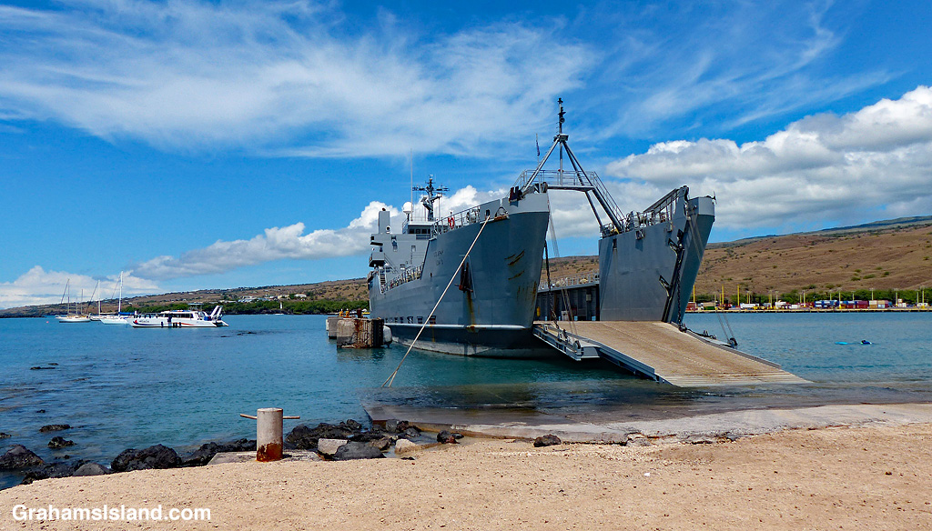 Army LSV in Kawaihae Harbor