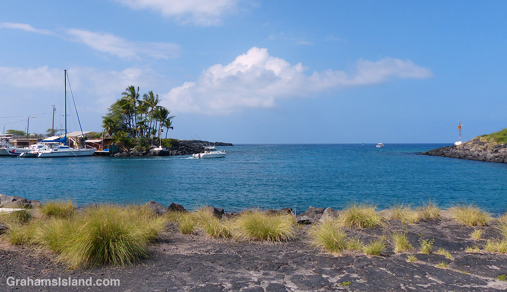 Honokohau Harbor entrance
