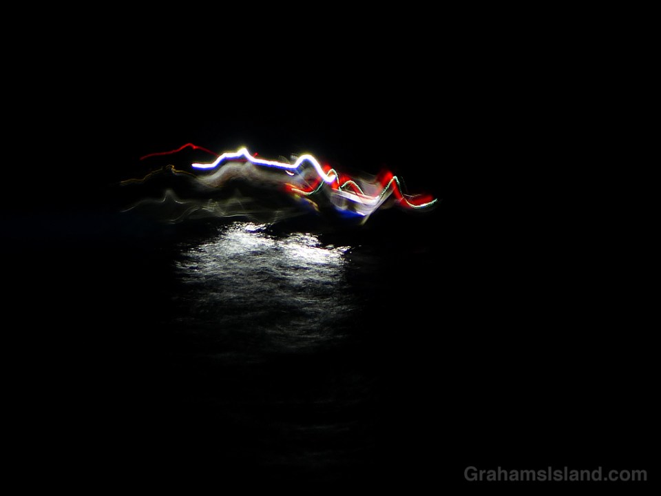 abstracts-lights on the water