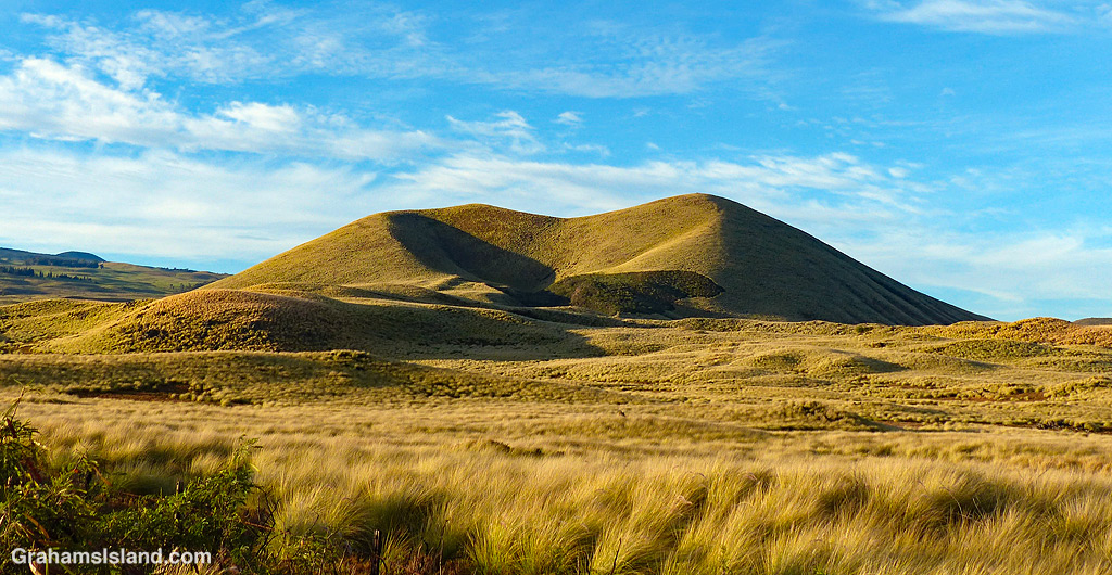 A pu'u alongside Old Saddle Road on the Big Island, Hawaii