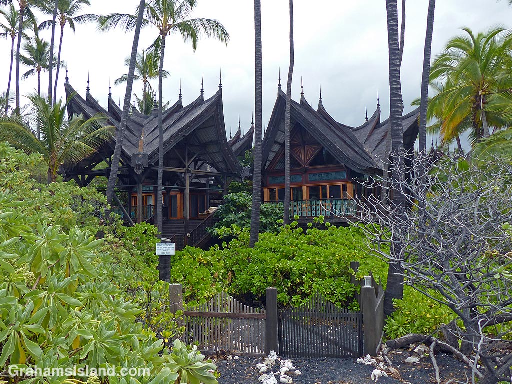 The Bali house at Kiholo, Hawaii