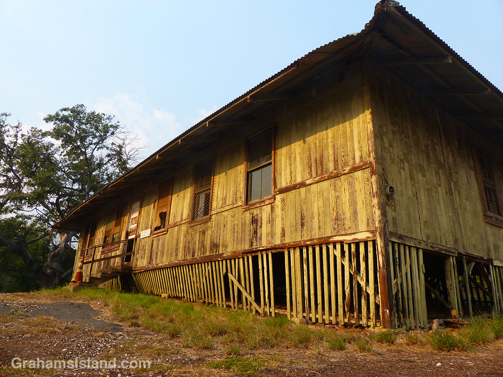 An old building at Spencer Beach Park, Hawaii