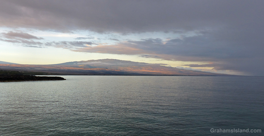 A view of Hualalai from Kaaihae