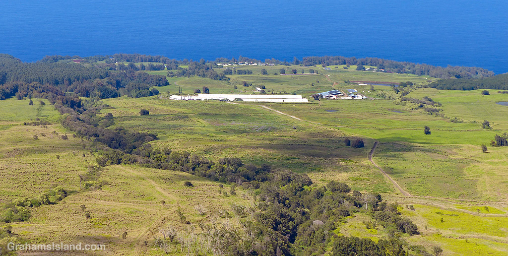 The old Big Island Dairy on the east side of the Big Island of Hawaii.