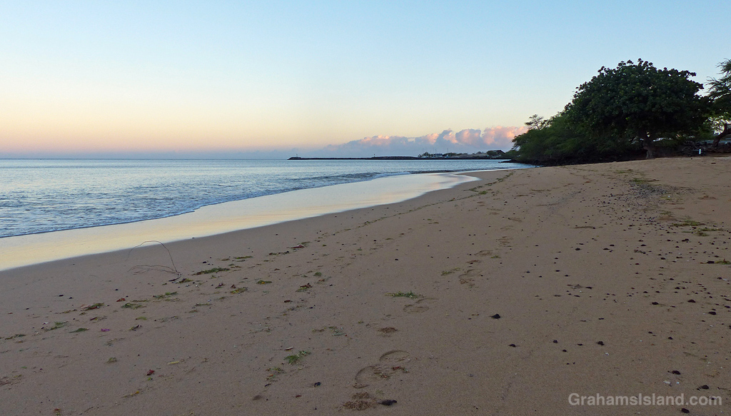 The beach at Spencer Beach Park, Hawaii