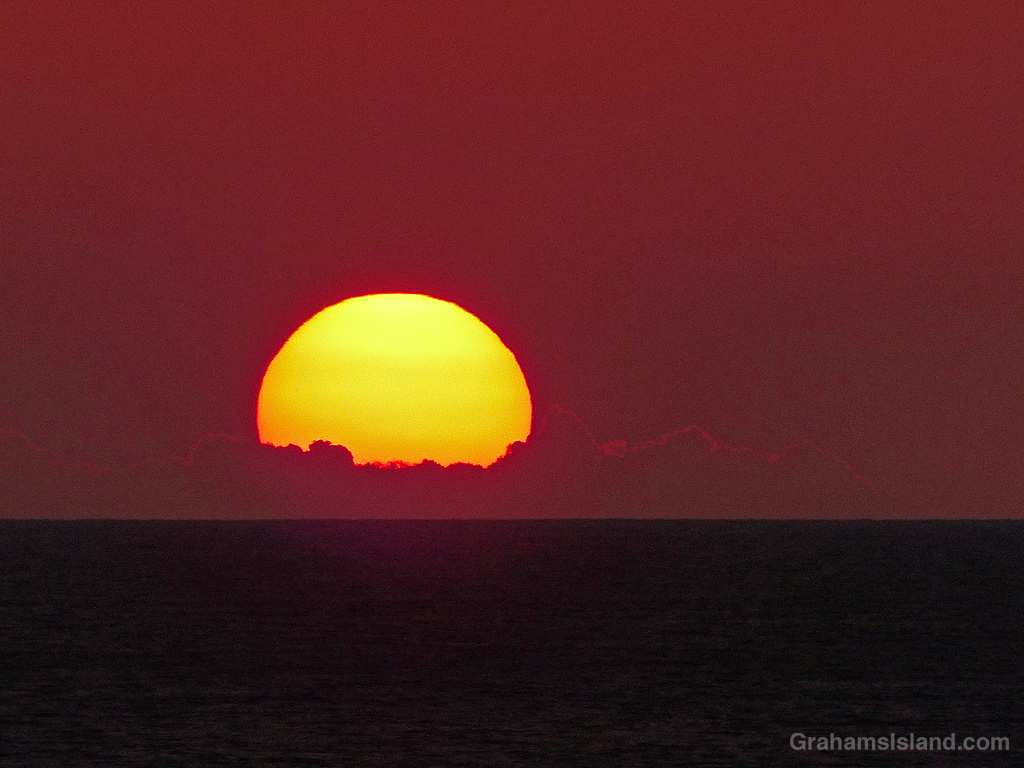 Sunset on the Kohala coast