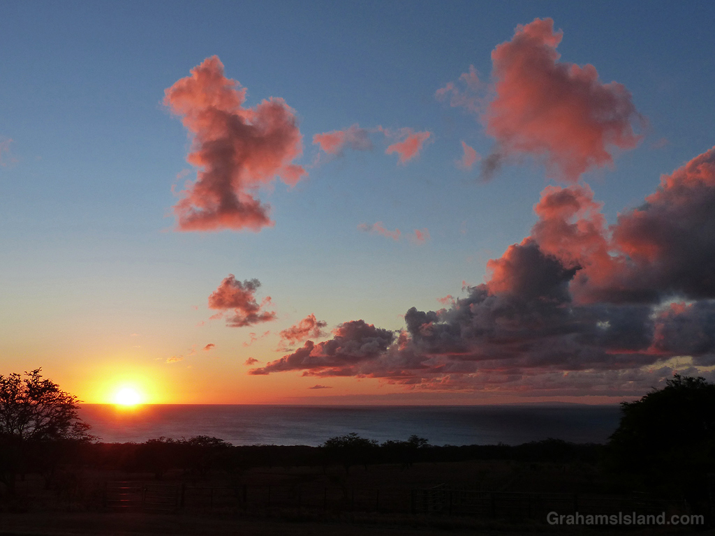 Sunset on the North Kohala Coast