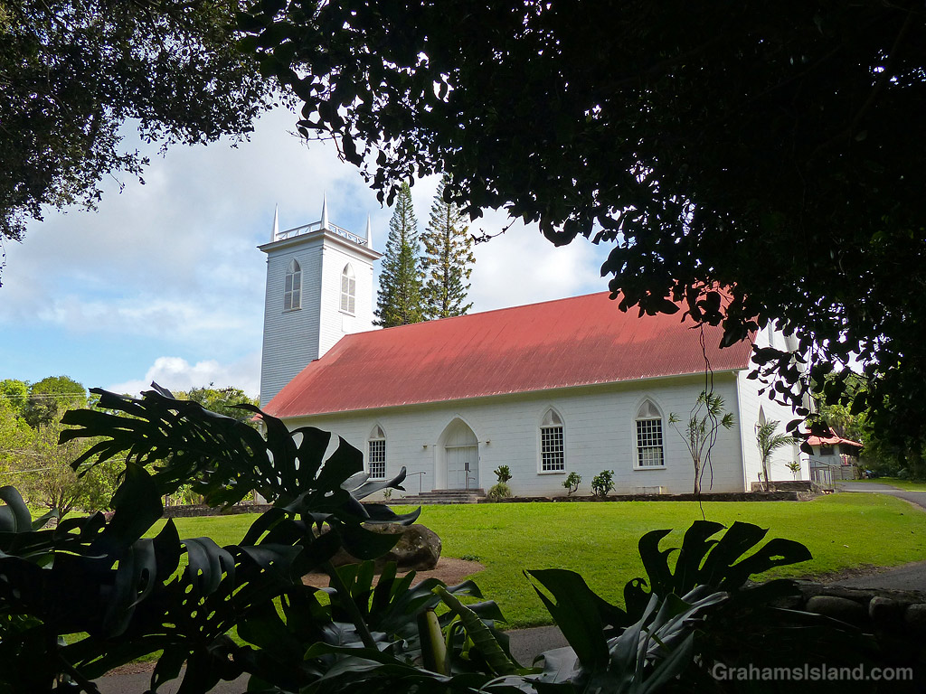 The Kalahikiola Congregational Church in Kapaau, Hawaii