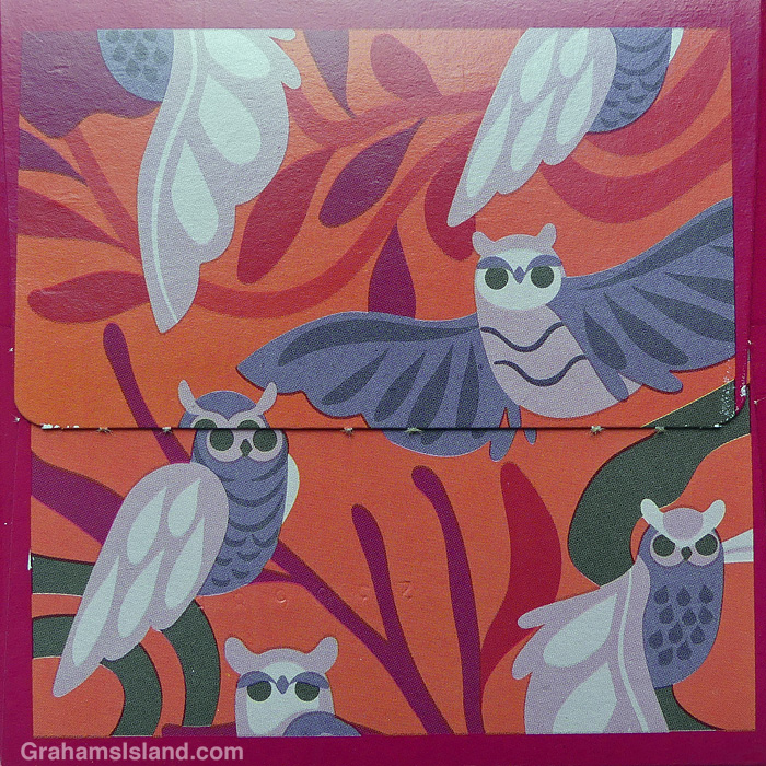 A frightening graphic on a tissue box