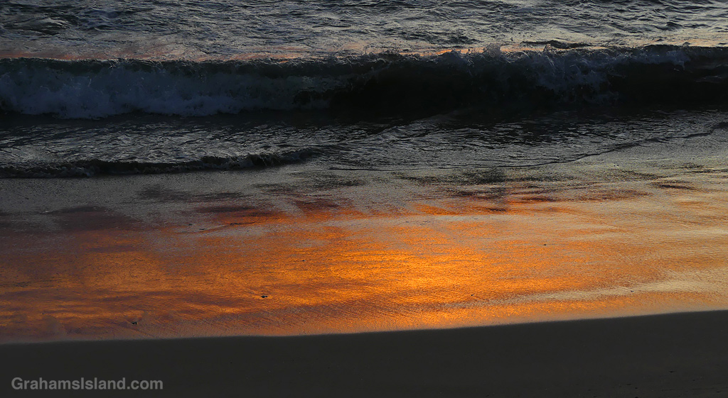 Sunset at Mauna Kea Resort, Hawaii