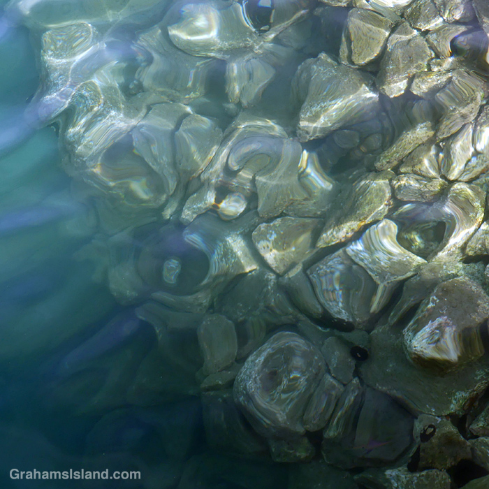 Abstract water patterns in Hawaii