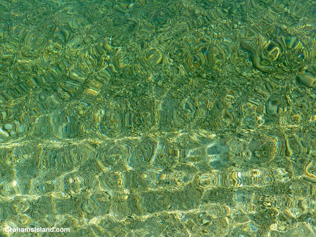 Abstract water patterns in Hawaii