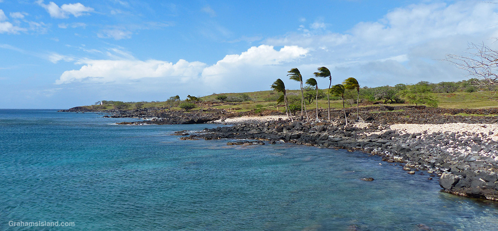 The coast at Lapakahi State Historical Park in Hawaii