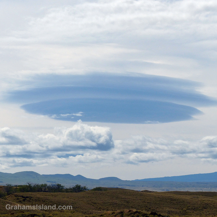 A Lenticular cloud in Hawaii