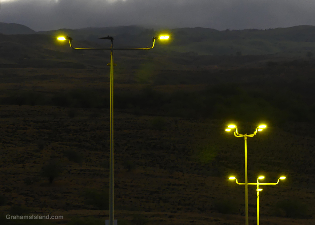 Port Lights at Kawaihae, Hawaii