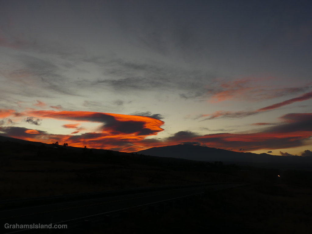 Sunrise over Mauna Kea