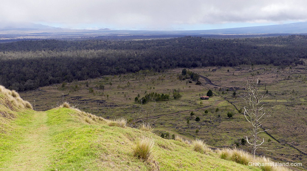 A View from Pu'u Wa'awa'a in Hawaii