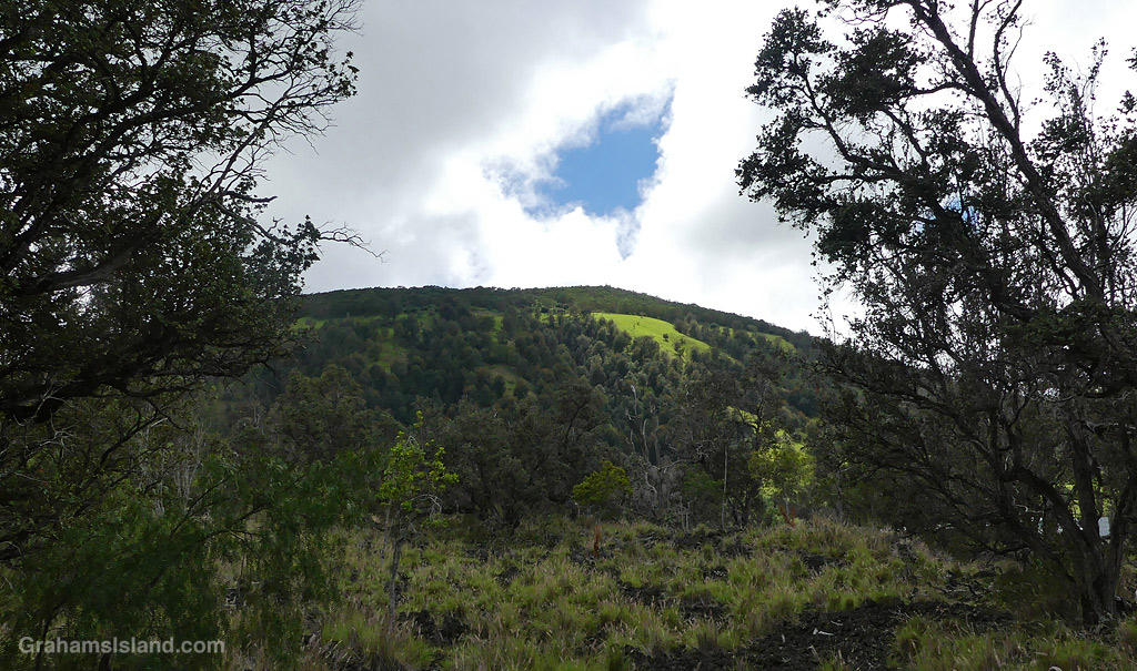 A View of Pu'u Wa'awa'a in Hawaii