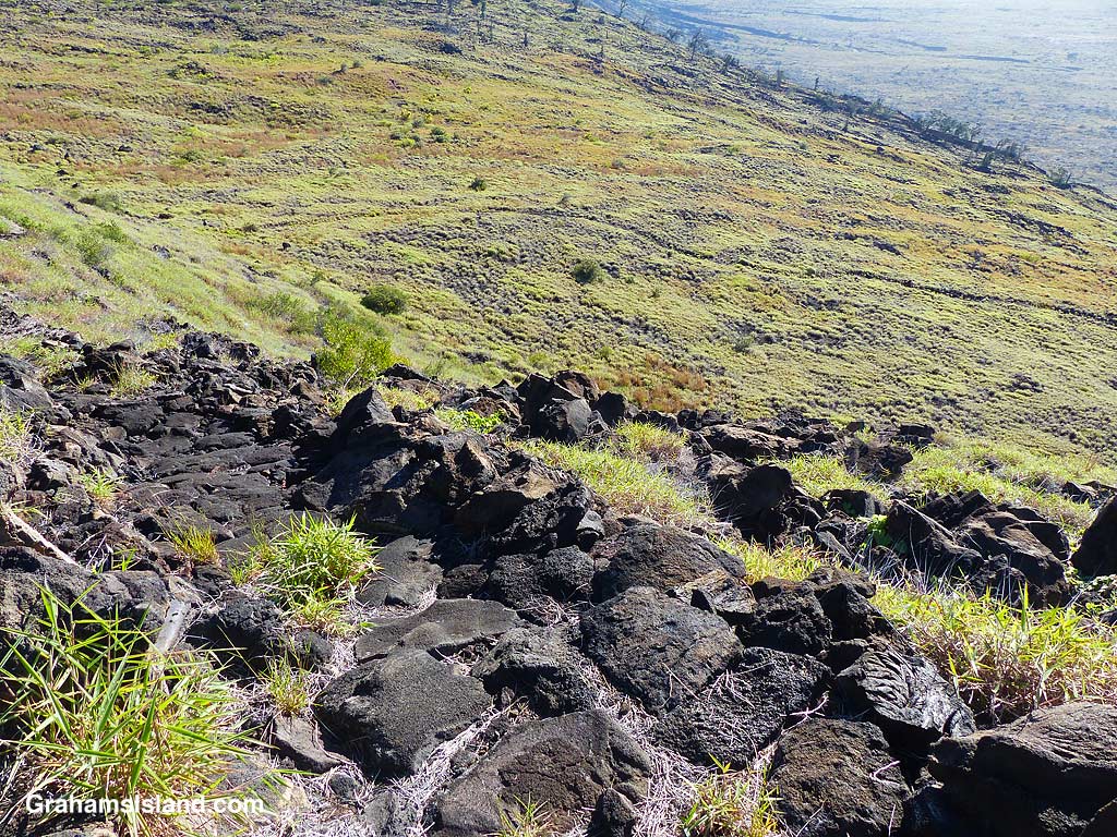 The Hilina Pali Trail on the Big Island of Hawaii
