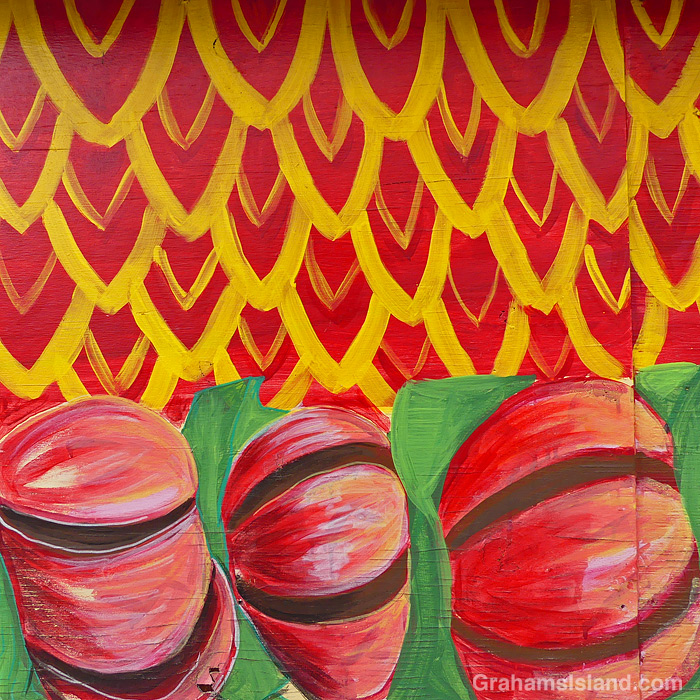Part of a mural in Hawi, Hawaii