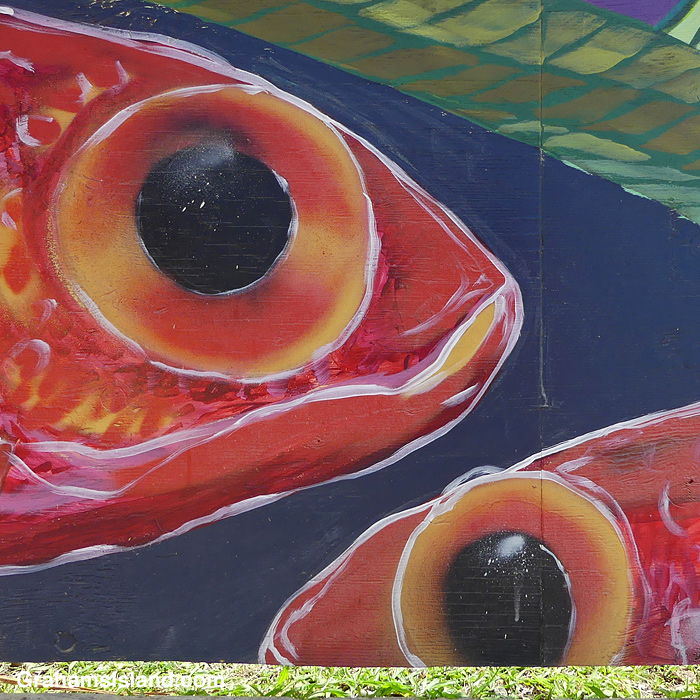 Part of a mural in Hawi, Hawaii