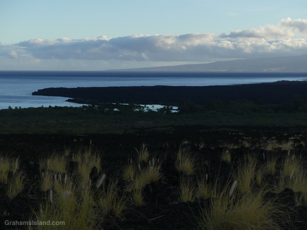 A View from Kiholo scenic lookout in Hawaii