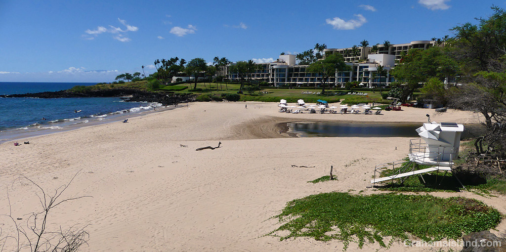 Hapuna Beach on the Big Island, Hawaii