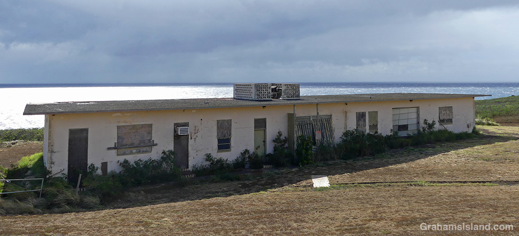 Buildings at the old Coastguard Station in North Kohala, Hawaii