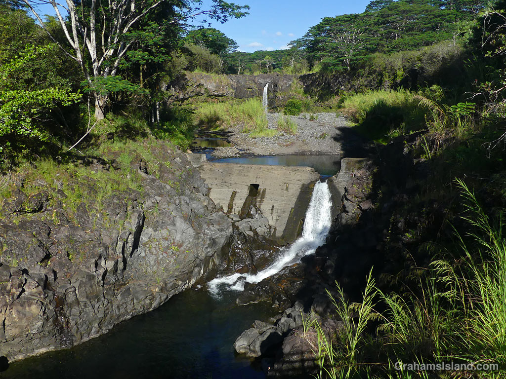 A view of Wai'ale Falls at HIlo, Hawaii