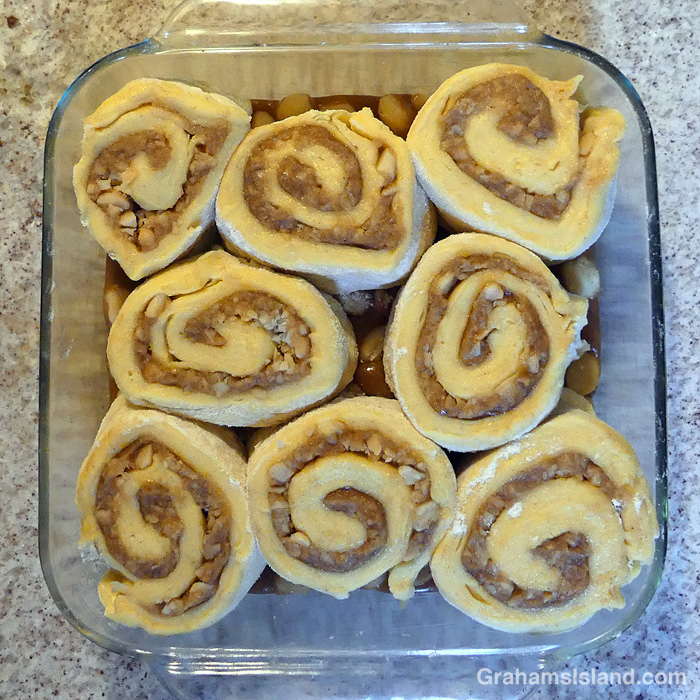 Sticky buns in Hawaii