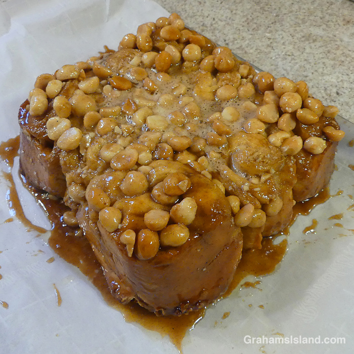 Sticky buns in Hawaii