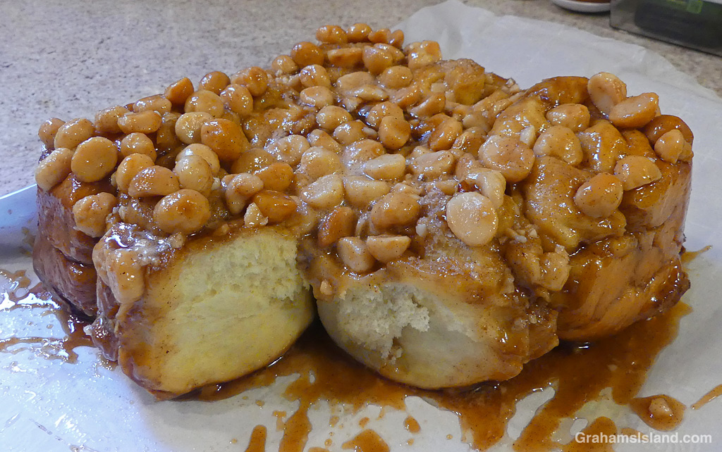 Sticky buns in Hawaii