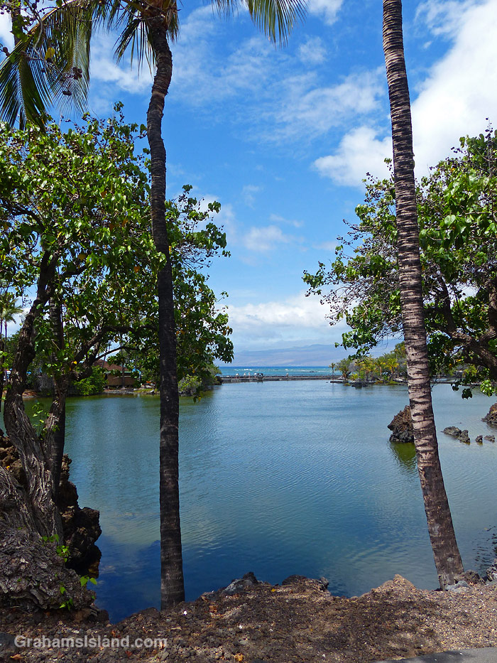 Lahuipua'a Fishpond at Mauna Lani Resort in Hawaii