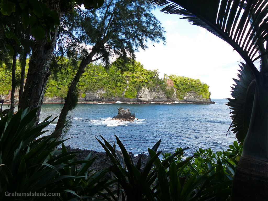 A view of Onomea Bay on the Big Island of Hawaii