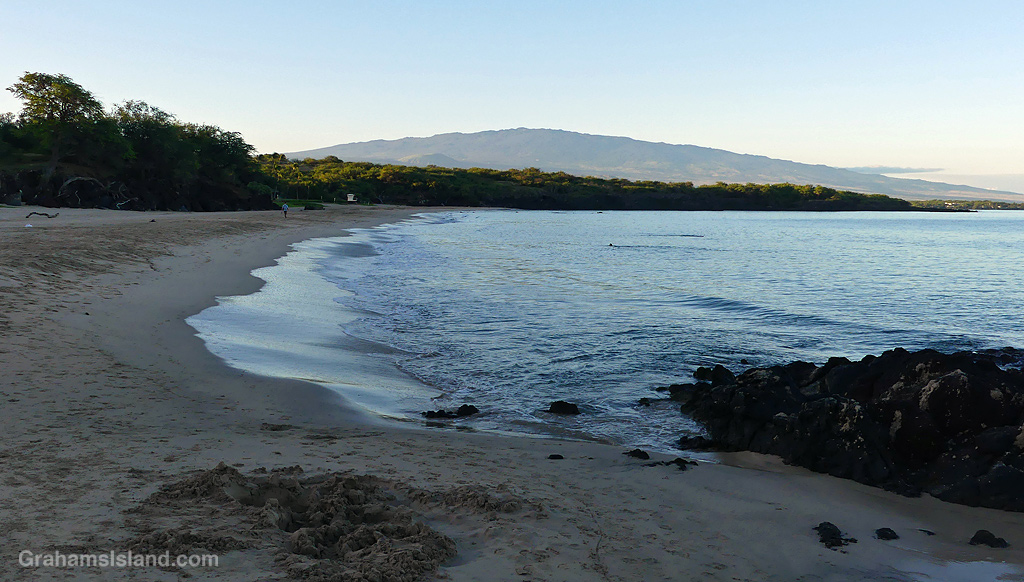 Hapuna Beach in the early morning on the Big Island, Hawaii