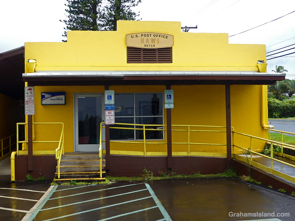 The post office in Hawi, Hawaii